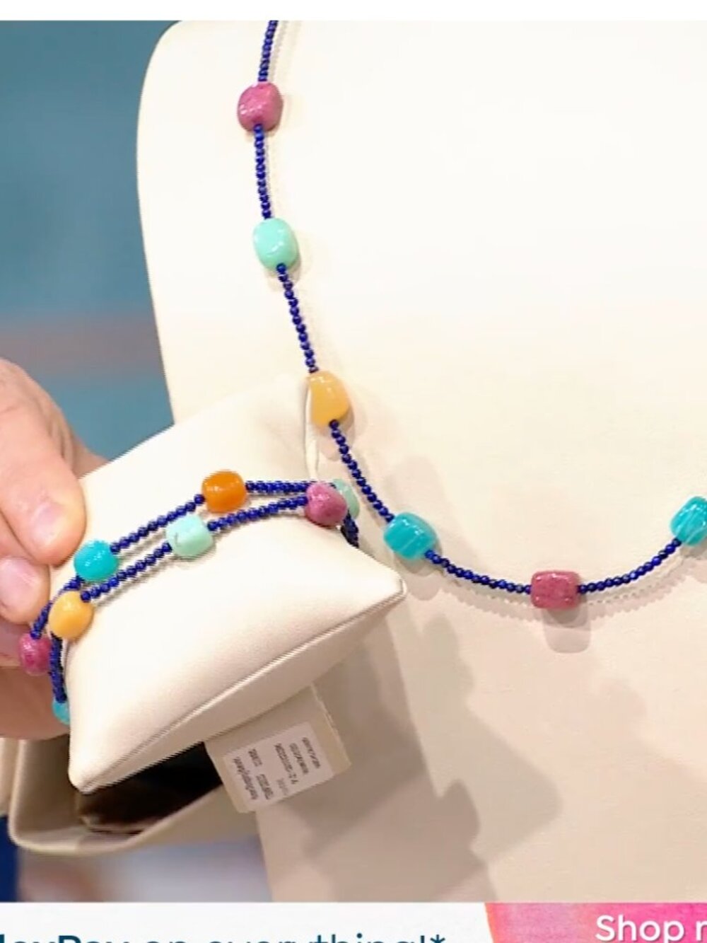 Jay King Multi Gemstone Lapis Sterling Silver Bead Necklace & Bracelet Set NWT - Picture 5 of 6